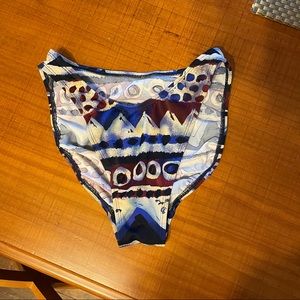Vintage High Cut Bikini Bottoms
